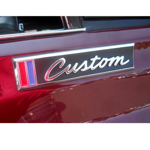 1967-1968 Outside Door Emblems Custom Chevrolet Pickup Truck