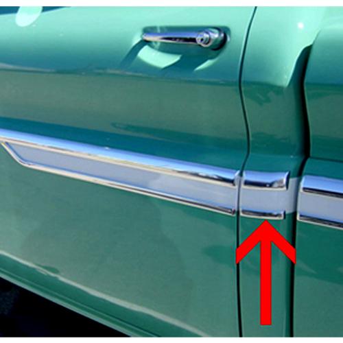1962-1966 Lower Cab Corner Molding Chevrolet Pickup Truck
