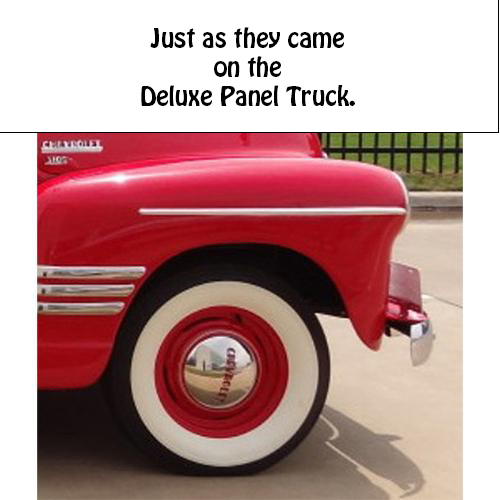 1947-1955 Trim 2 Pcs Set Deluxe Panel Pickup Truck Long Front Fender Chevrolet and GMC Pickup Truck