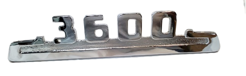 1953-1954 Hood Side Emblem 3/4 Ton Large 3600 EACH as a second Blem minor scratches or pits Chevrolet and GMC Pickup Tru