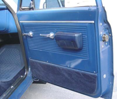 1969-1971 Door Panels Standard Blue Chevrolet and GMC Pickup Truck