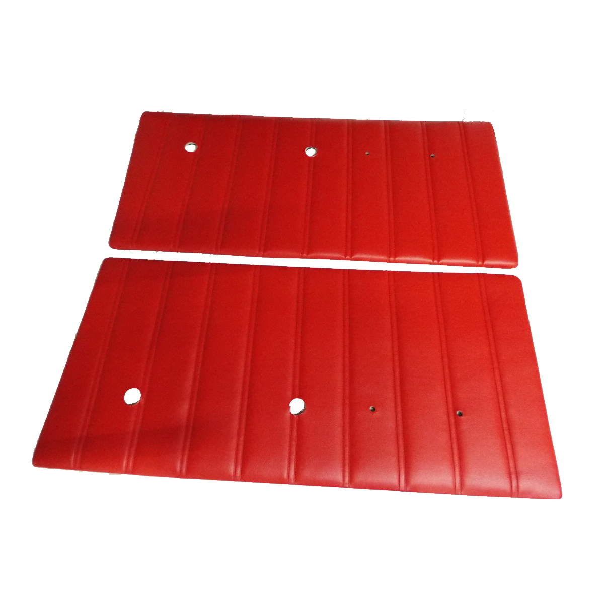 1967-1968 Door Panels Red Chevrolet CST and GMC Custom Pickup Truck