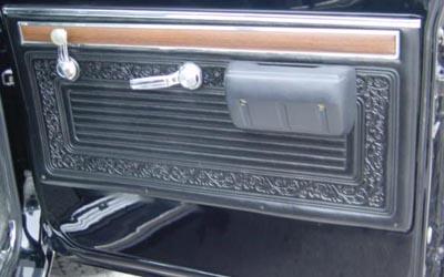 1970-1971 Door Panel Vinyl Cover Black Chevrolet and GMC Pickup Truck