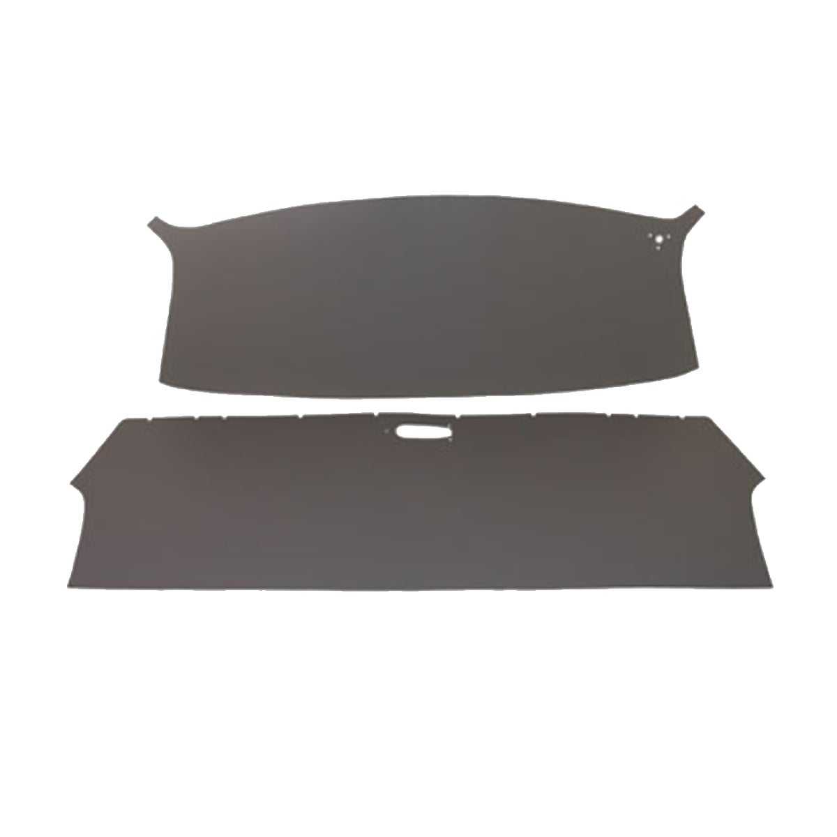 1954-Early 1955 Headliner Panel Black 2 Piece Chevrolet and GMC Pickup Truck