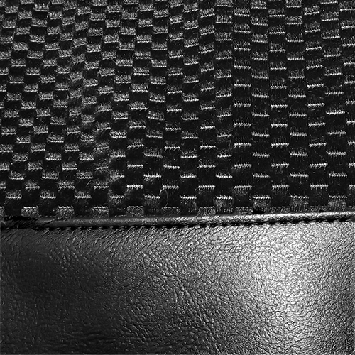 1960-1966 Black Vinyl with Black Insert Seat Kit Chevrolet and GMC Pickup and Big Truck