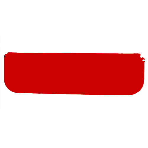 1947-1959 Red Sun Visor Pad Chevrolet and GMC Pickup Truck