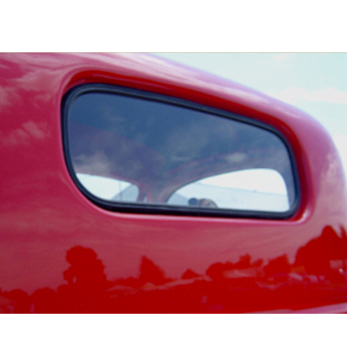 1942-1959 Rear Glass Rubber Kit with Black Filler Strip Small Window Chevrolet and GMC Pickup and Big Truck
