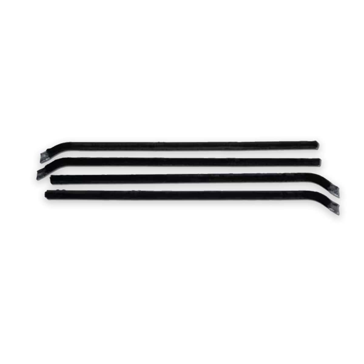 1960-1963 Beaded Window Seal Catwhiskers Preformed With Clips Attached Chevrolet and GMC Pickup Truck