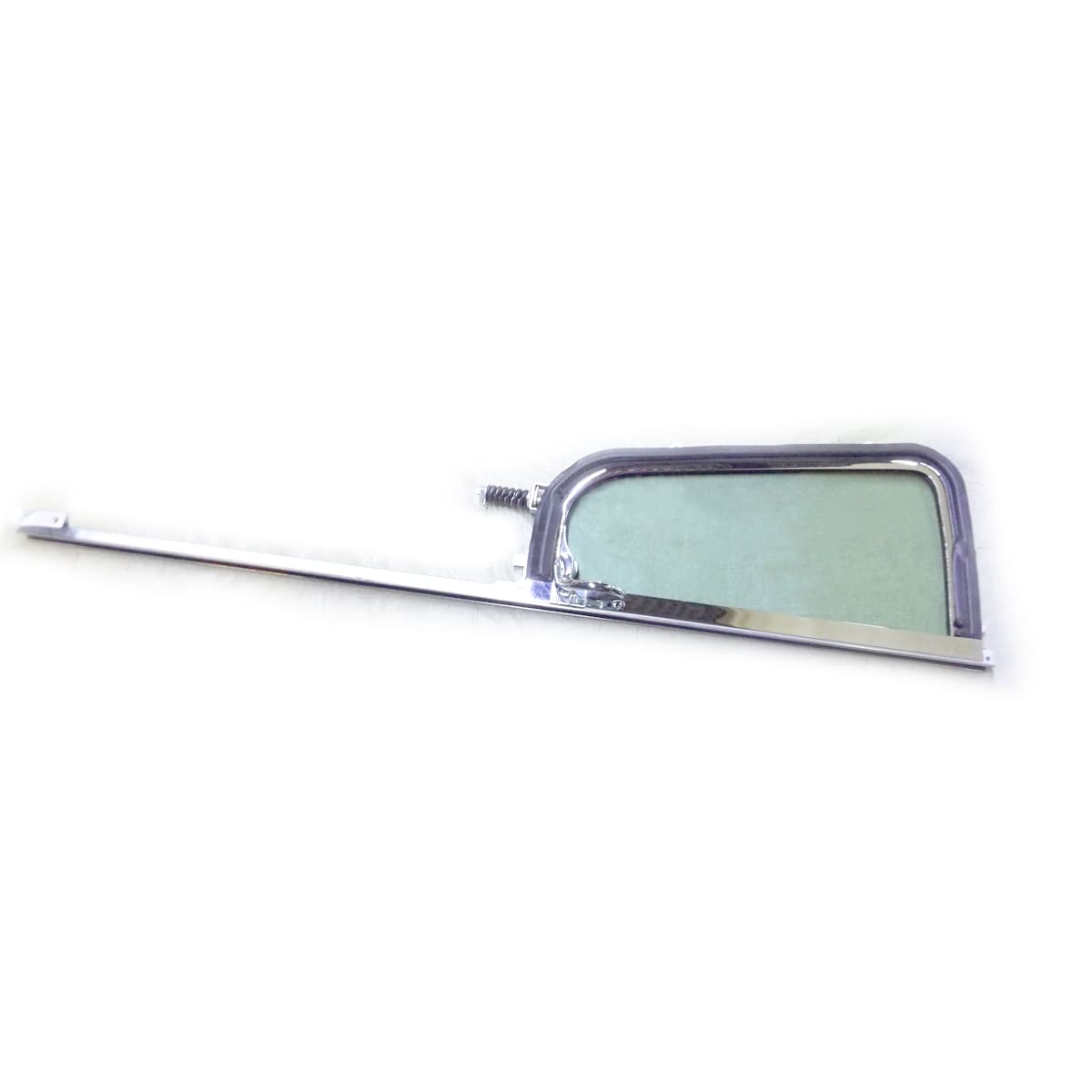 1955-59 Wing Vent Assembly Right Chrome w/Green Tinted Glass