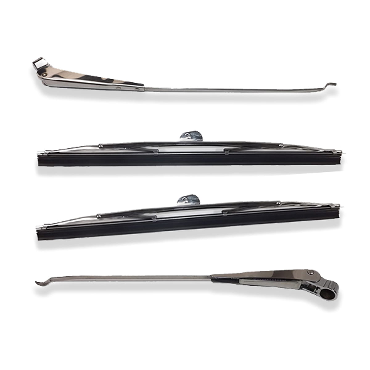 1954-Early 1955 Wiper Arm and Blade Kit Approx 11 Chevrolet and GMC Pickup Truck