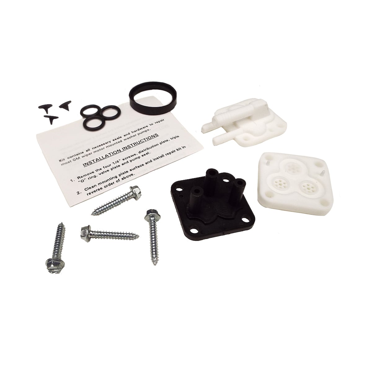 1964-1972 Rebuild Kit for Windshield Washer Pump Chevrolet and GMC Pickup Truck